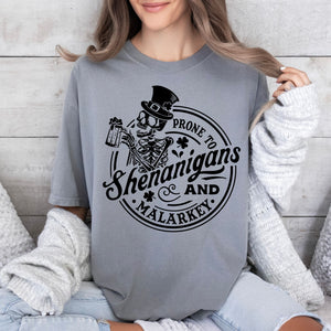 Prone to Shenanigans and malarkey black