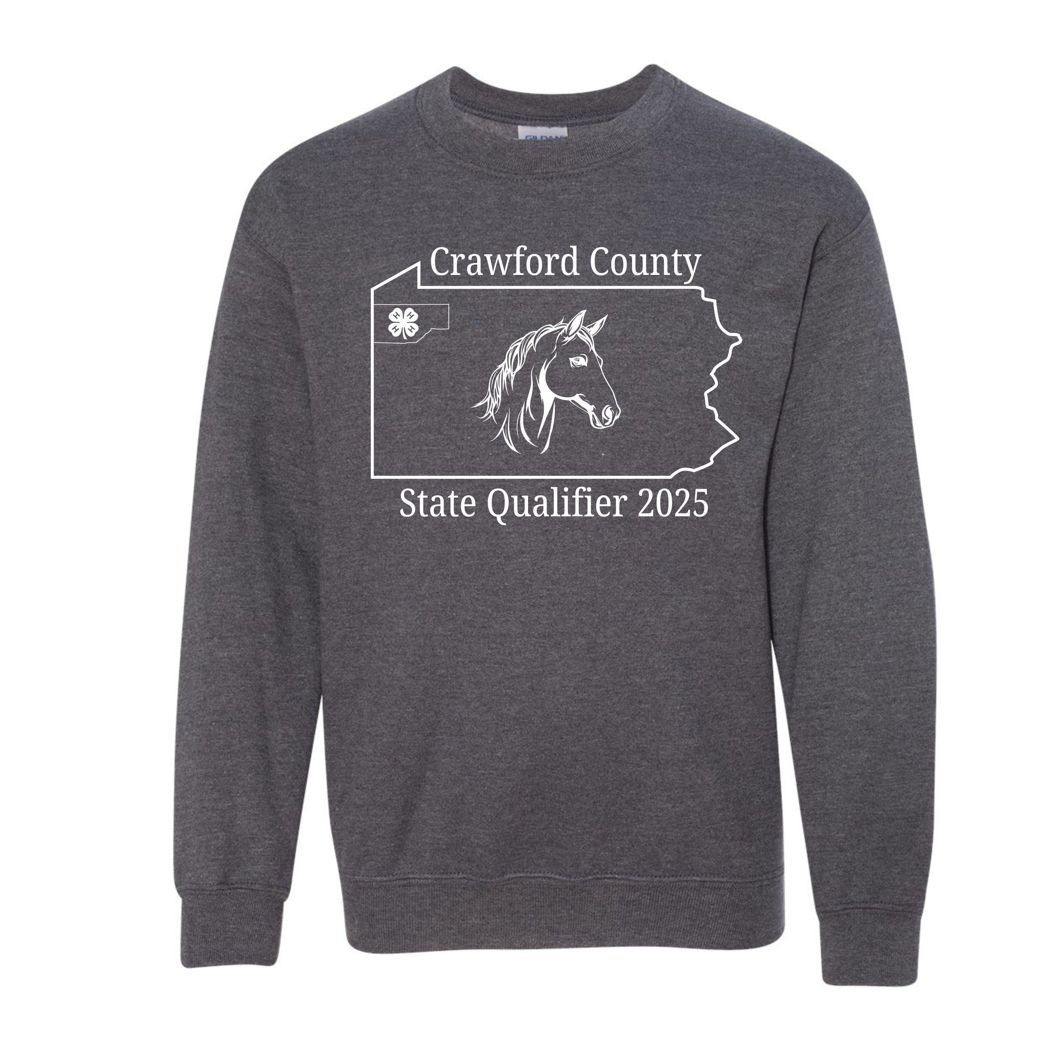 4H State Qualifier Youth Crewneck Sweatshirt