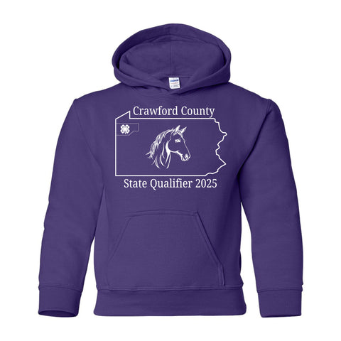 4H State Qualifier Youth Hoodie