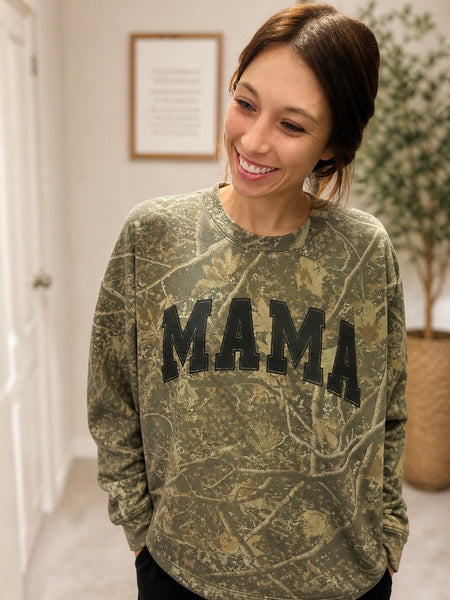 Custom Camo Crewneck