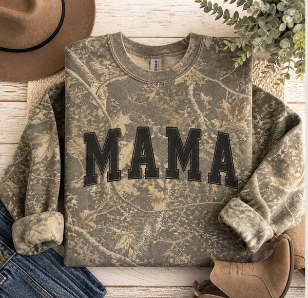 Custom Camo Crewneck