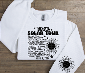 Totality Solar Tour Cities/States